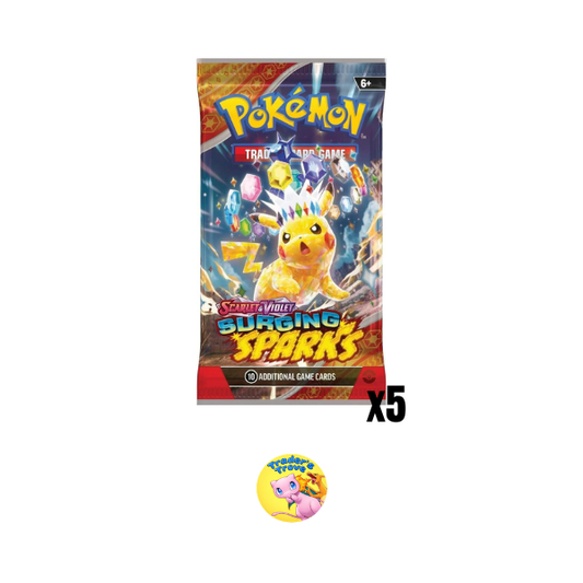 5x Surging Sparks Booster Pack